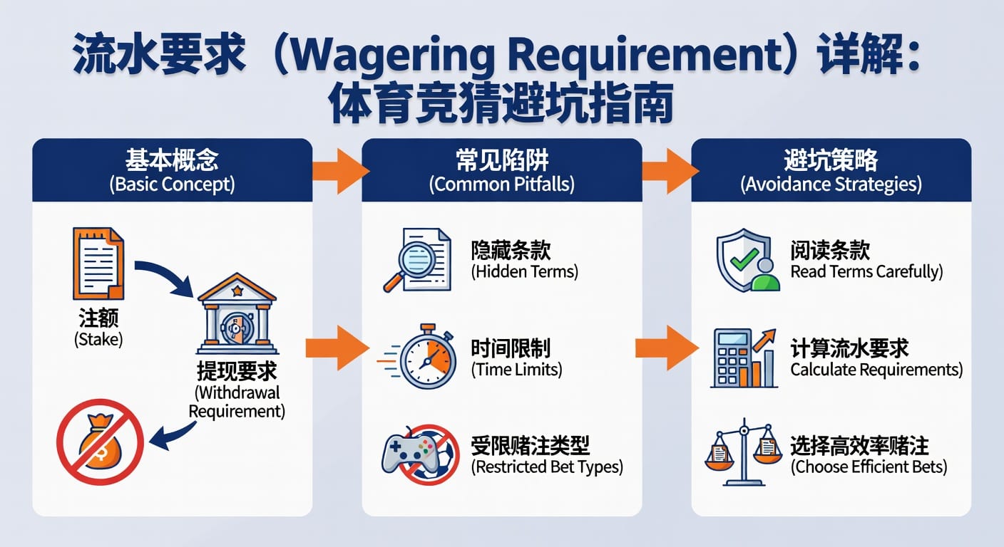 流水要求 wagering requirement 详解：出款门槛与计算
